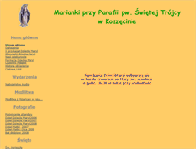 Tablet Screenshot of marianki.trojca.com.pl